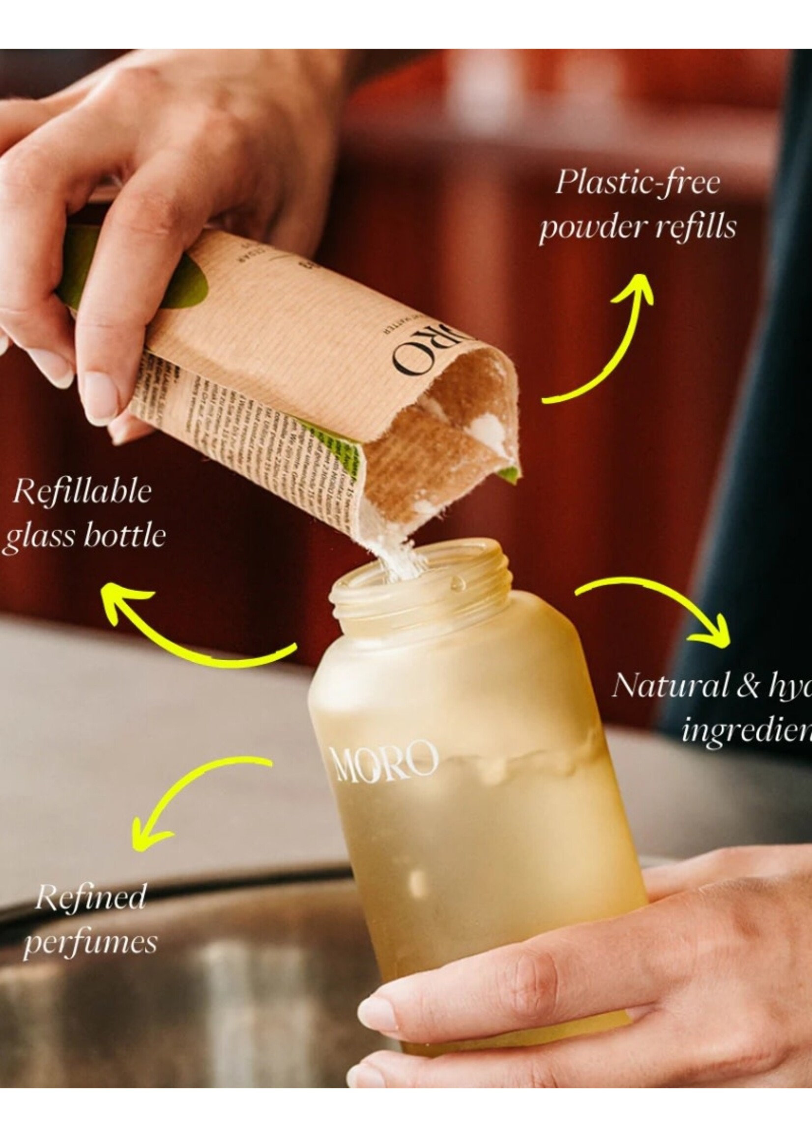 Moro Hand & Body Wash - Lemongrass - refill x 2