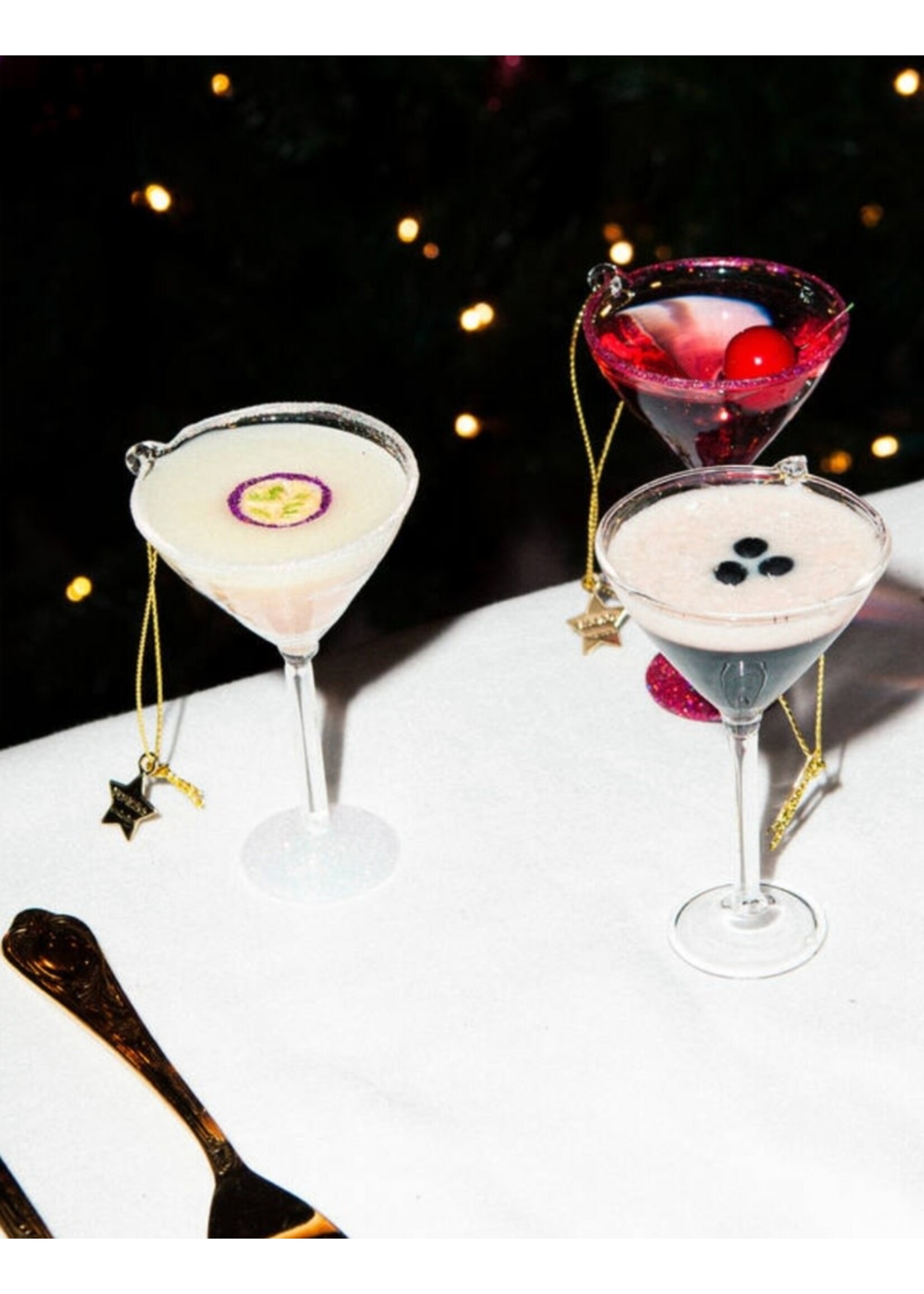 Vondels Glass Ornament - Pornstar Martini