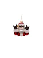 Vondels Glass Ornament - Cool Santa