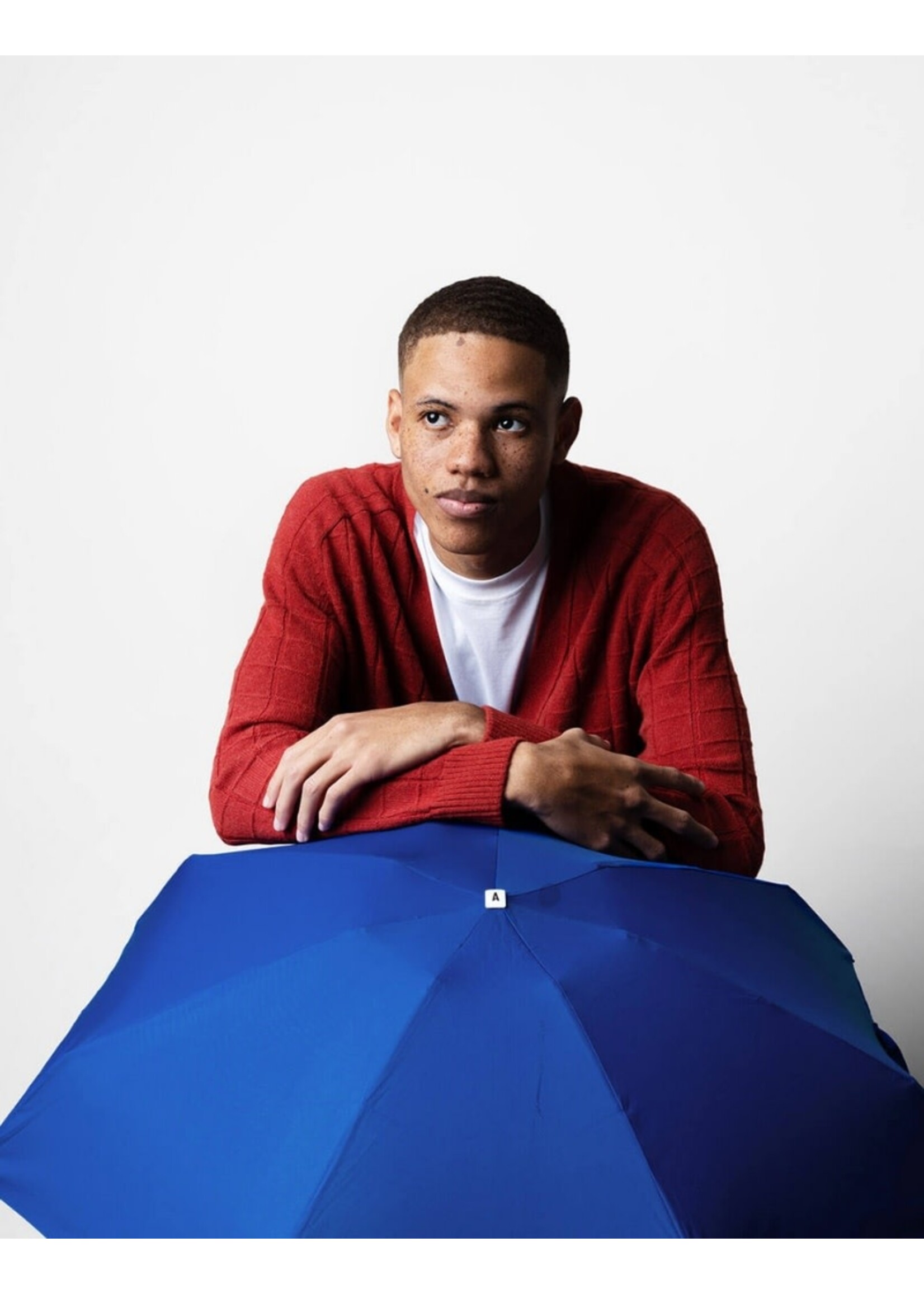 Anatole Folding Umbrella - Marguerite - Royal Blue