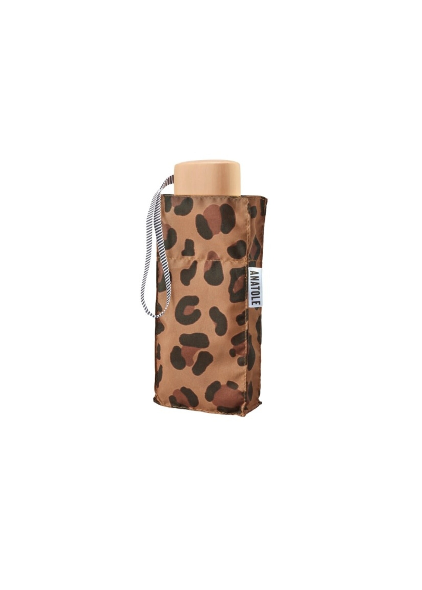 Anatole Folding Umbrella - Leopard