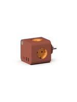 Kreafunk Ampie Multi-socket Power Station - Terracotta