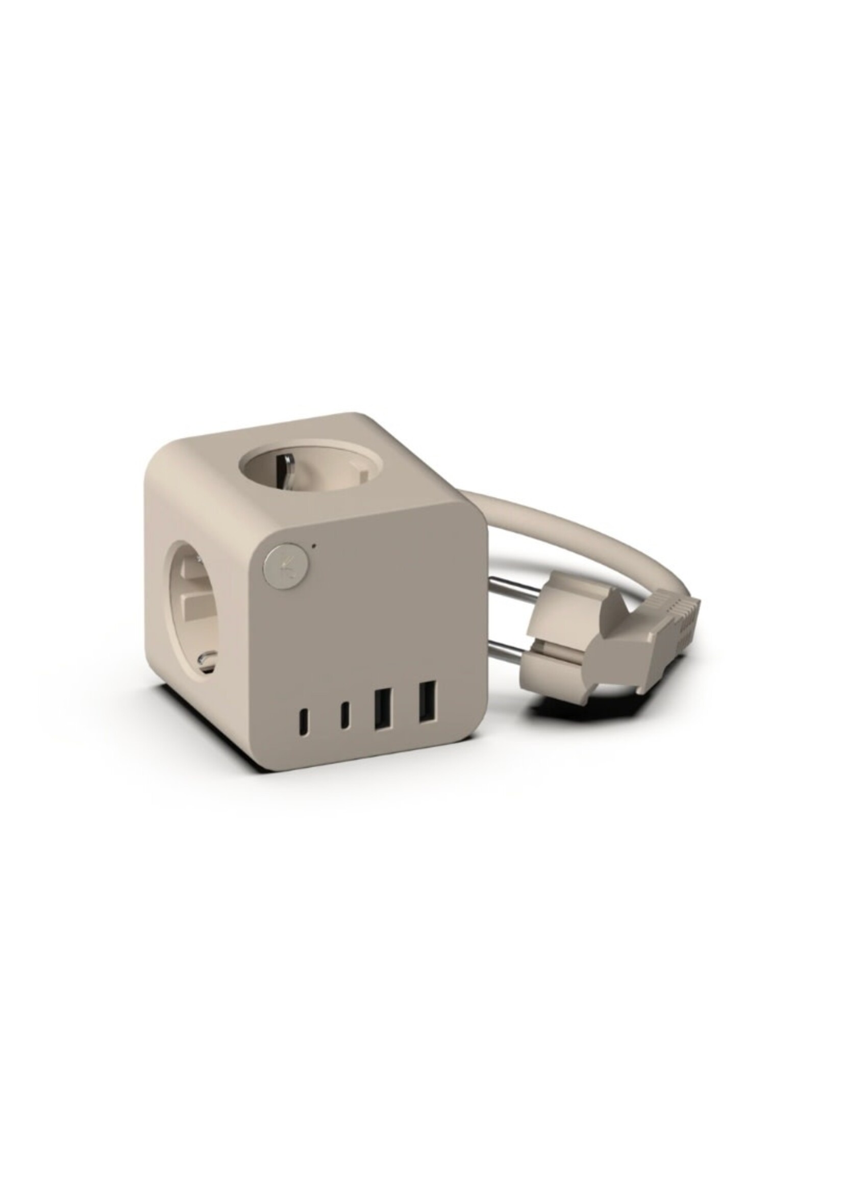 Kreafunk Ampie Wired - Multi-socket Power Station - Ivory Sand