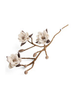 Gry & Sif Magnolia Branch White Flowers