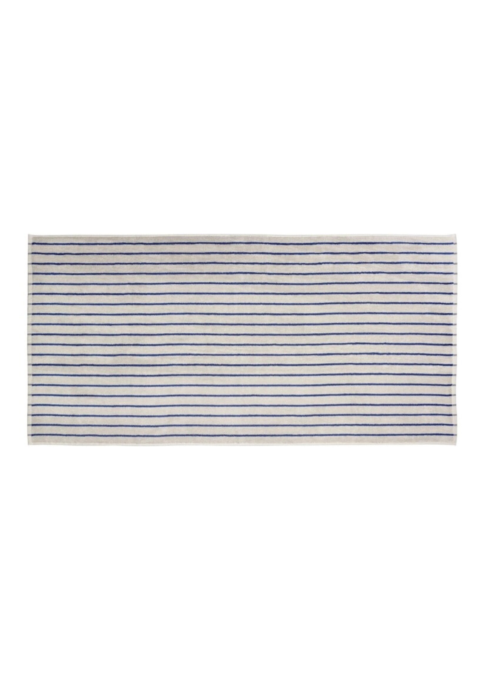 Blomus Arto Bath Towel - Moonbeam/Mazarine Blue