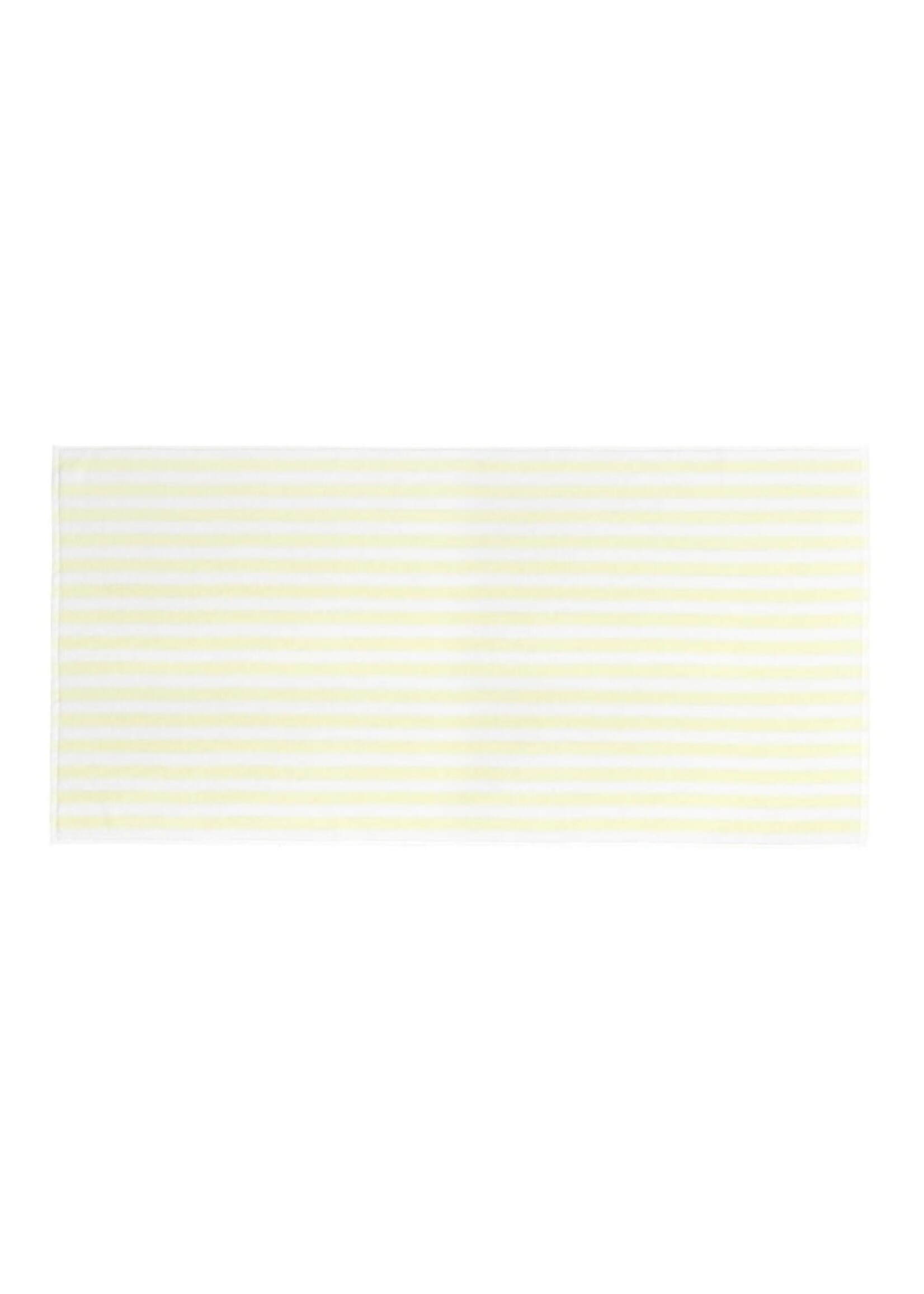 Blomus Arto Bath Towel - Thick Stripe - White/Transparent Yellow