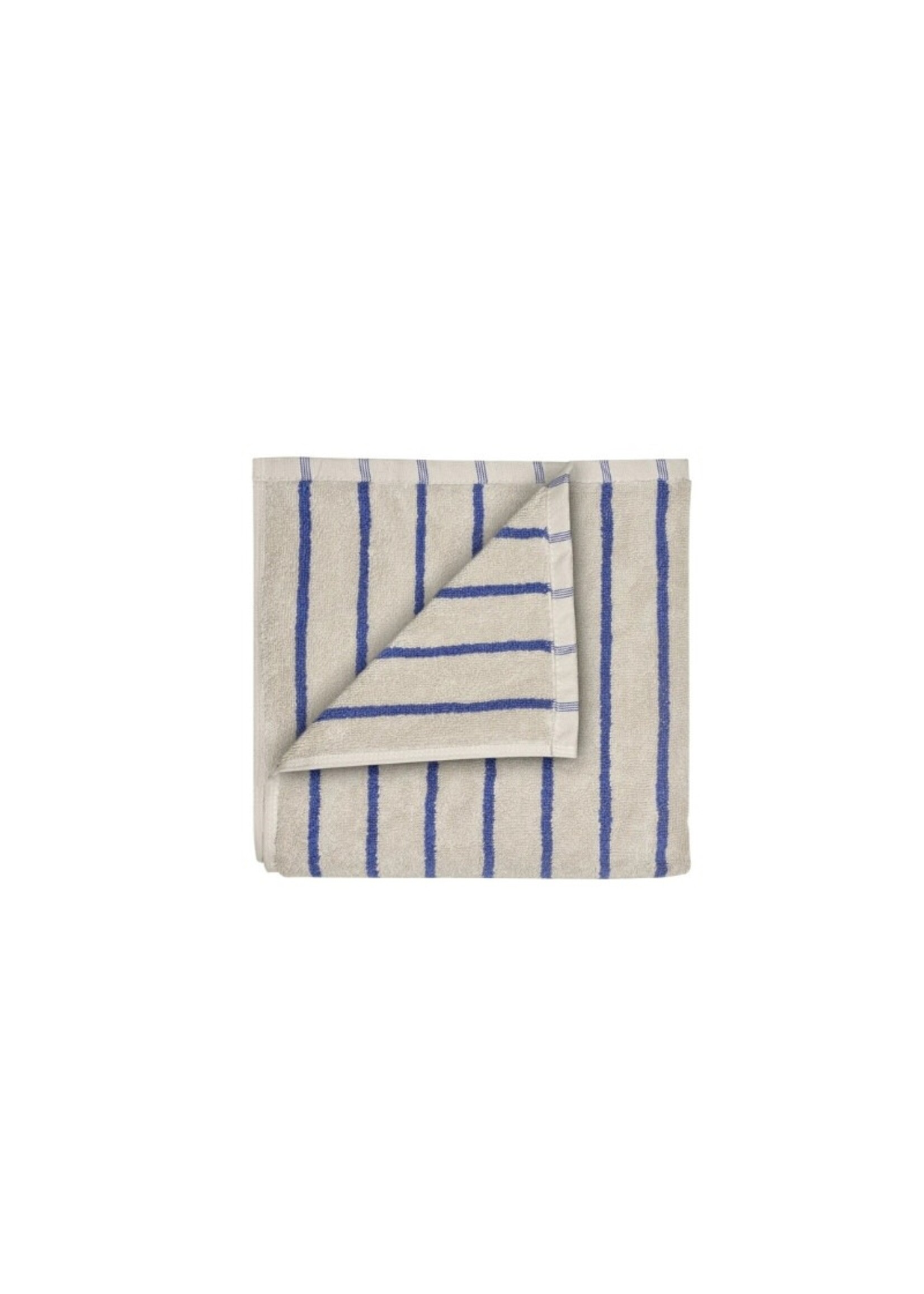 Blomus Arto Hand Towel - Moonbeam/Mazarine Blue
