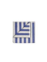 Blomus Arto Hand Towel - Thick Stripe - Moonbeam/Mazarine Blue