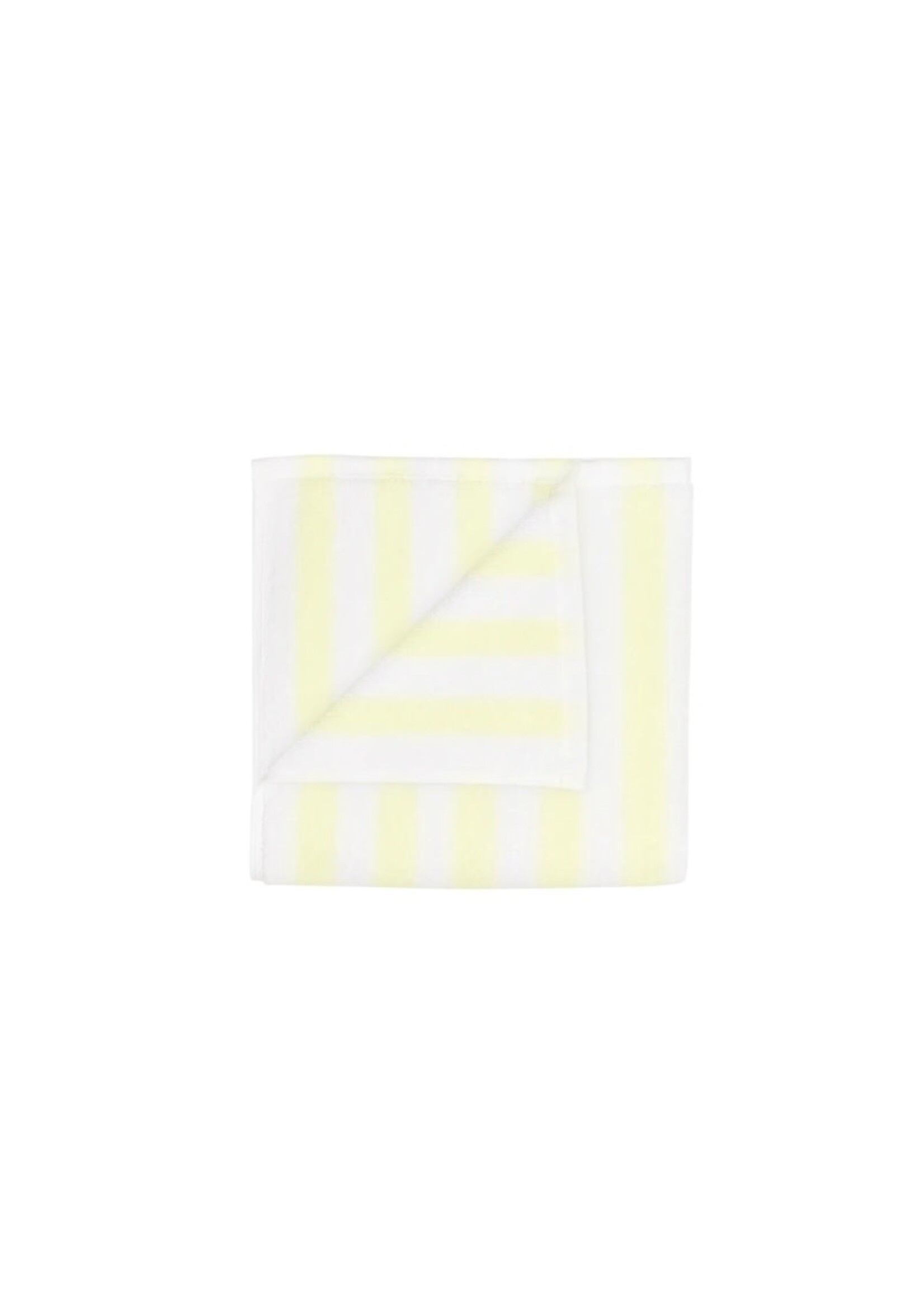 Blomus Arto Hand Towel - Thick Stripe - White/Transparent Yellow