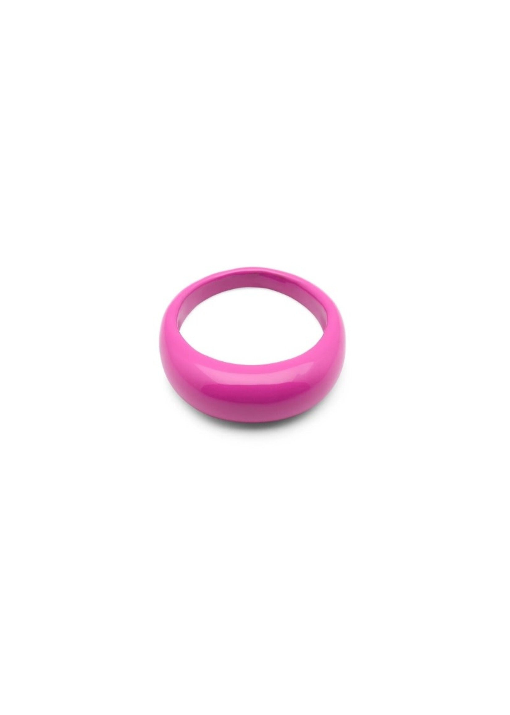 LULU Copenhagen Color Ring Chunky - Electric Fuchsia Pink - 52