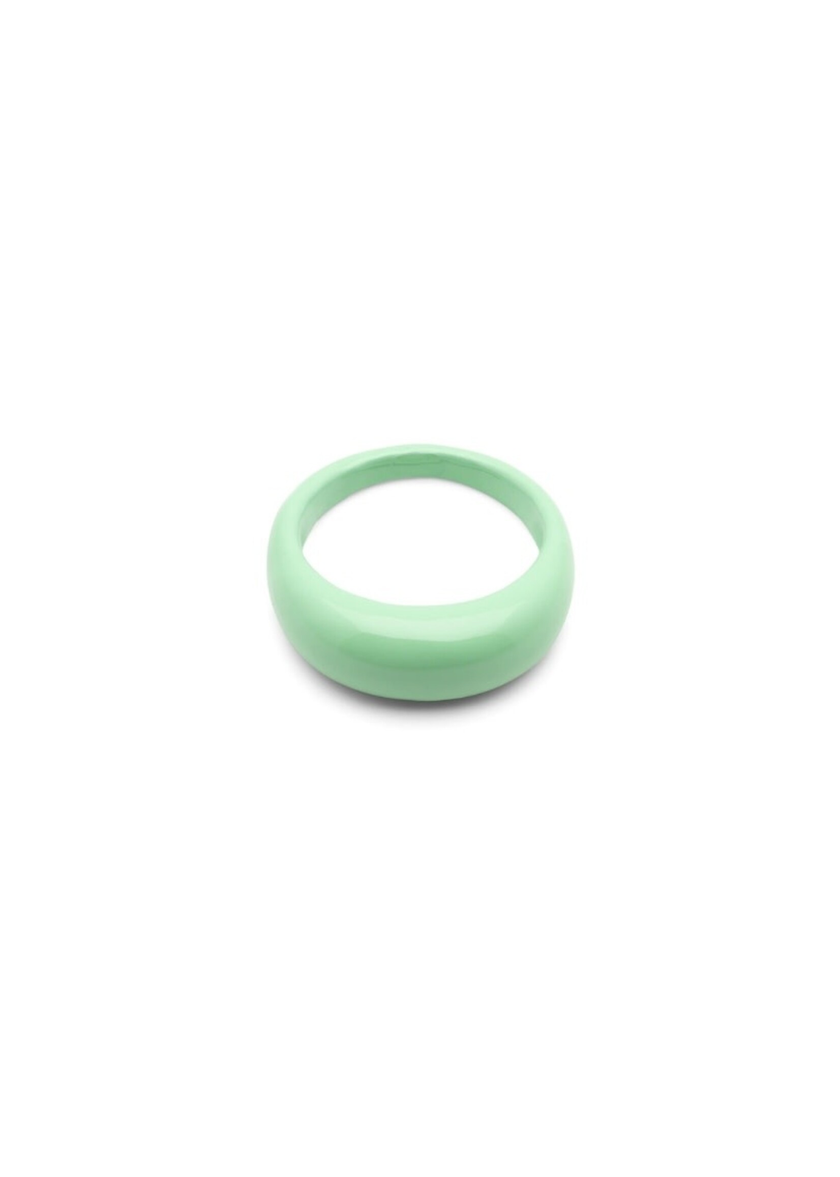 LULU Copenhagen Color Ring Chunky - Seasalt Green - 55