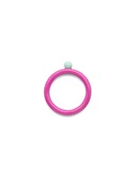 LULU Copenhagen Color Ring Top - Electric Fuchsia Pink/Mint - 55