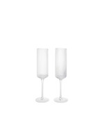 Ferm Living Ripple Champagne Flutes - Set of 2 - Clear