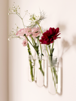 Walleaf Muurbloempjes XL 3-pack - transparent