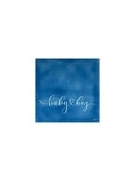 YETT Quote tegeltje - baby boy - blauw