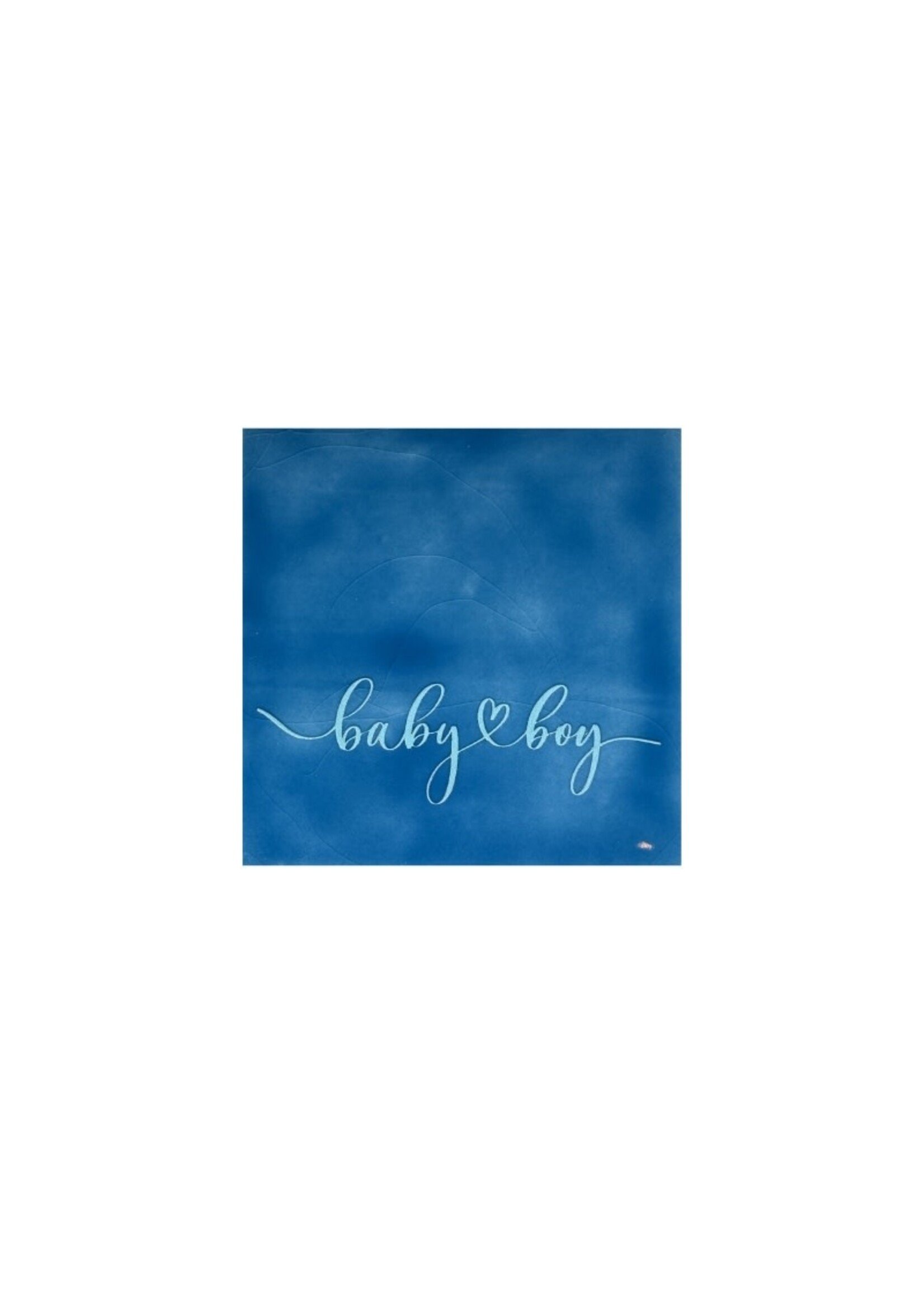 YETT Quote tegeltje - baby boy - blauw