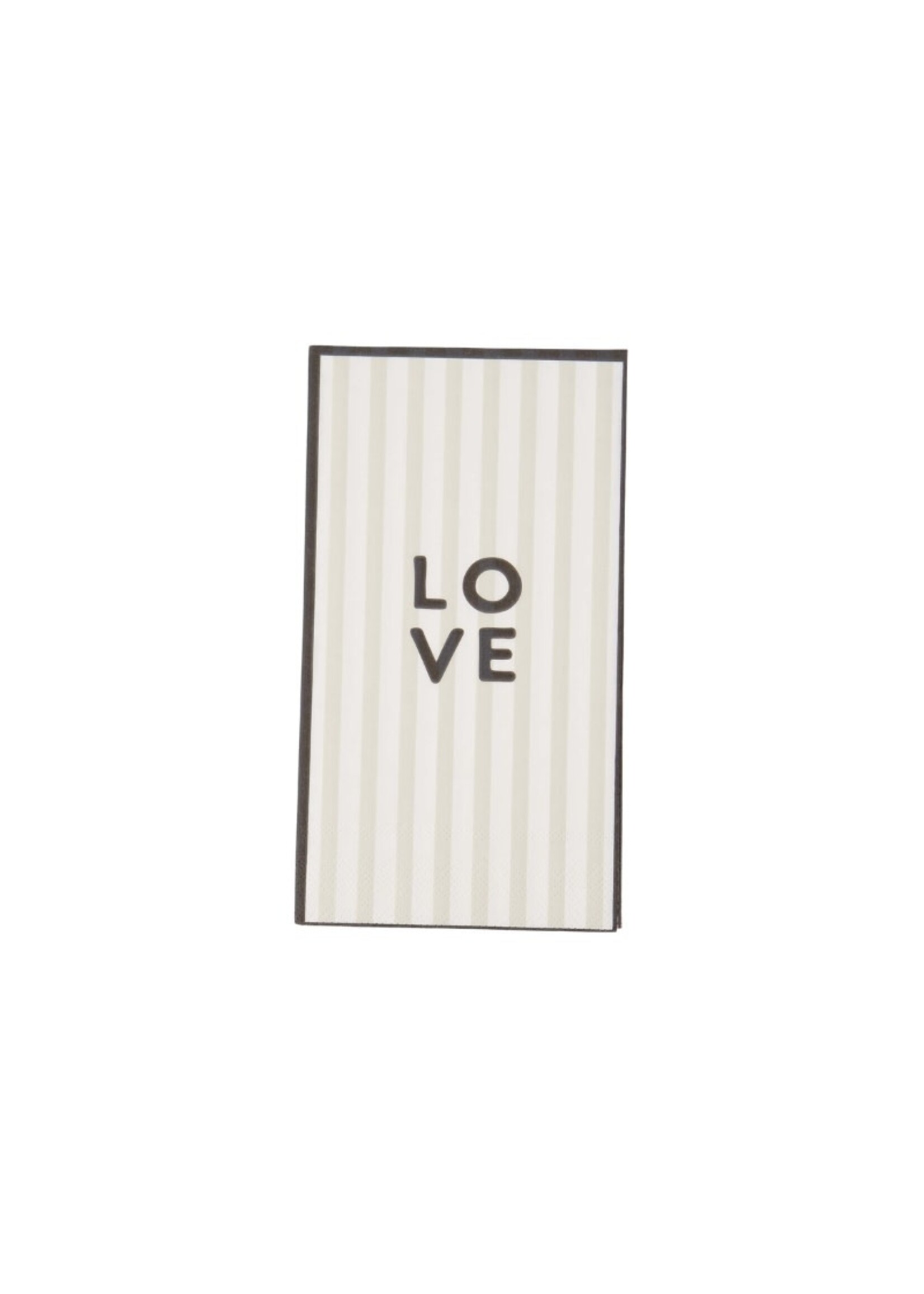Zusss servetten 11x20cm - love