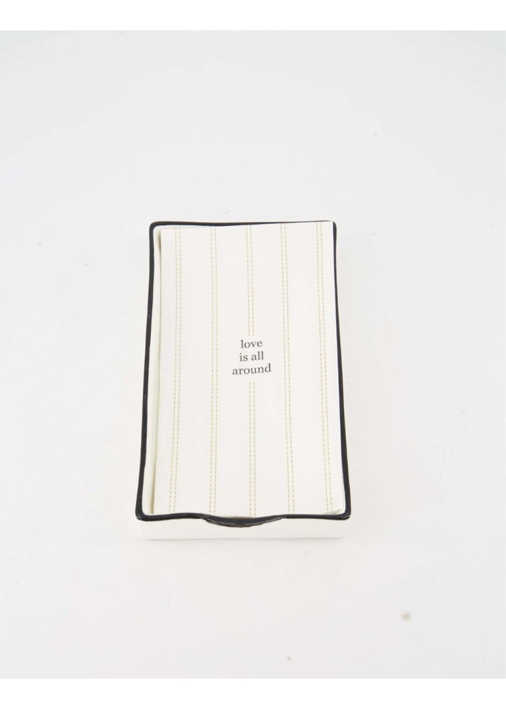 Zusss servethouder rechthoek keramiek