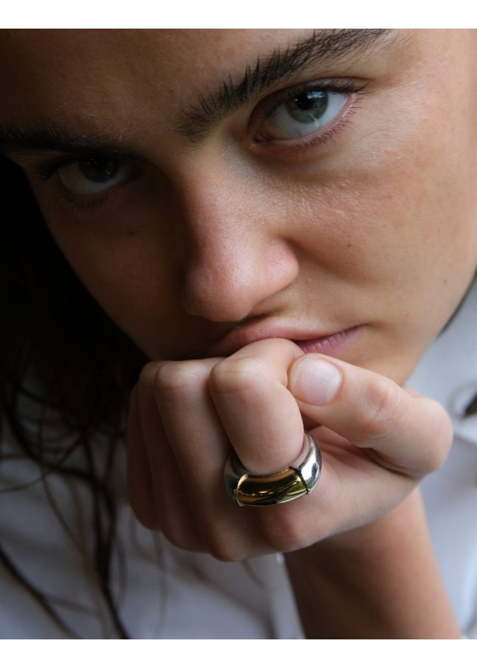 Bandhu Duo Linked ring - 17