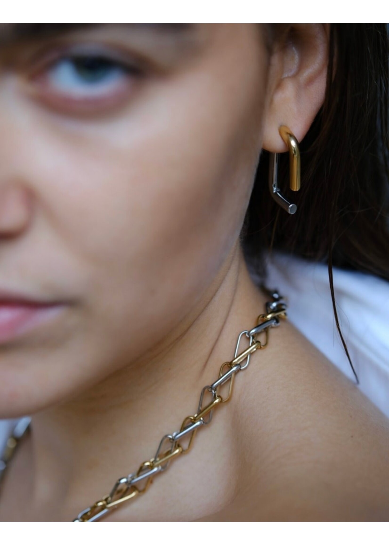 Bandhu Duo Linked oorbellen