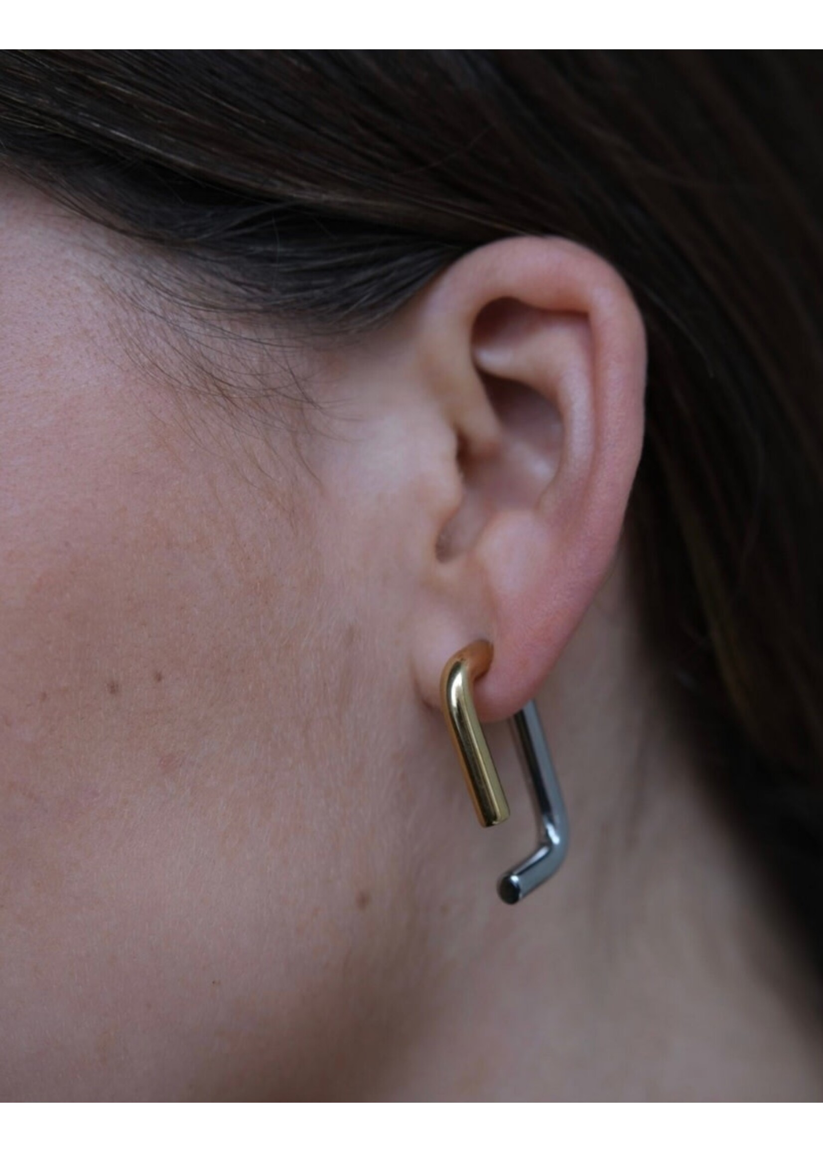 Bandhu Duo Linked oorbellen