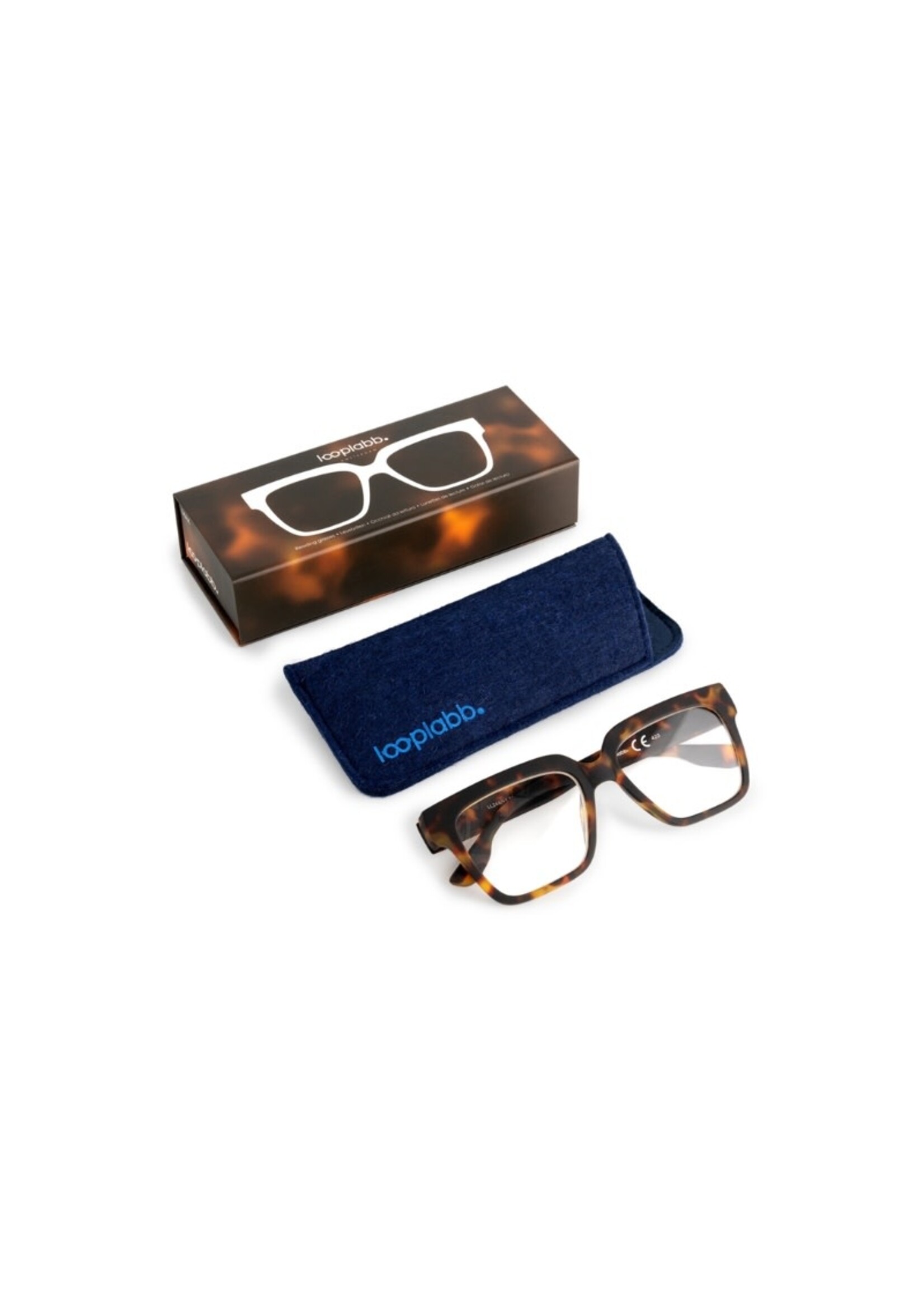 Looplabb Max leesbril - turtle - +3