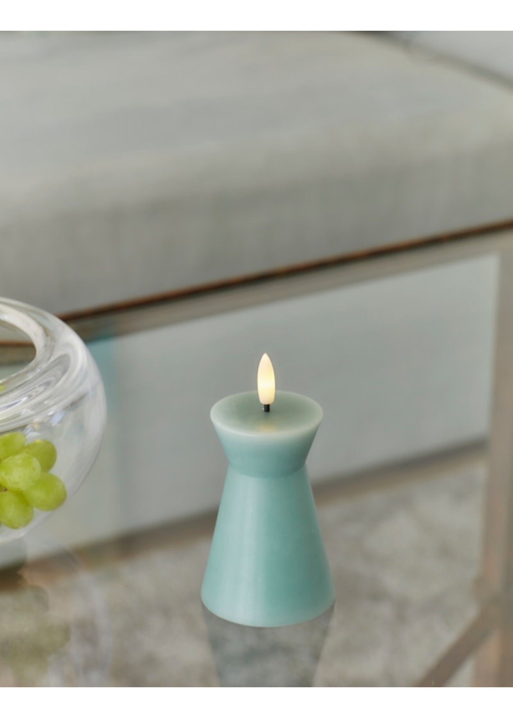 Sirius NS Sille Cone LED kaars H10 - Sandy Green