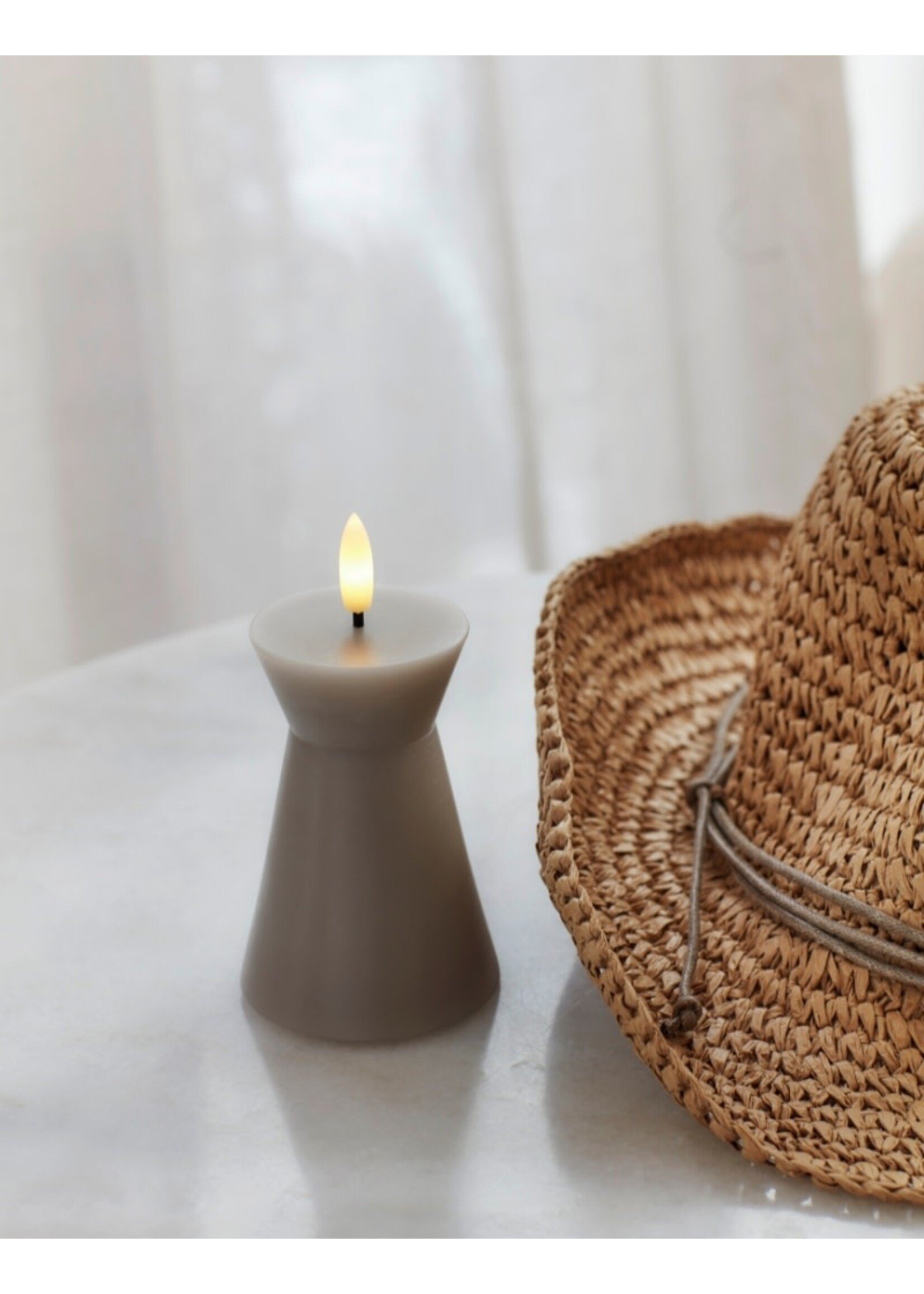 Sirius NS Sille Cone LED kaars H10 - Warm Gray