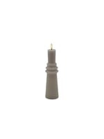 Sirius NS Sille Ringed LED kaars H21,7 - Warm Gray