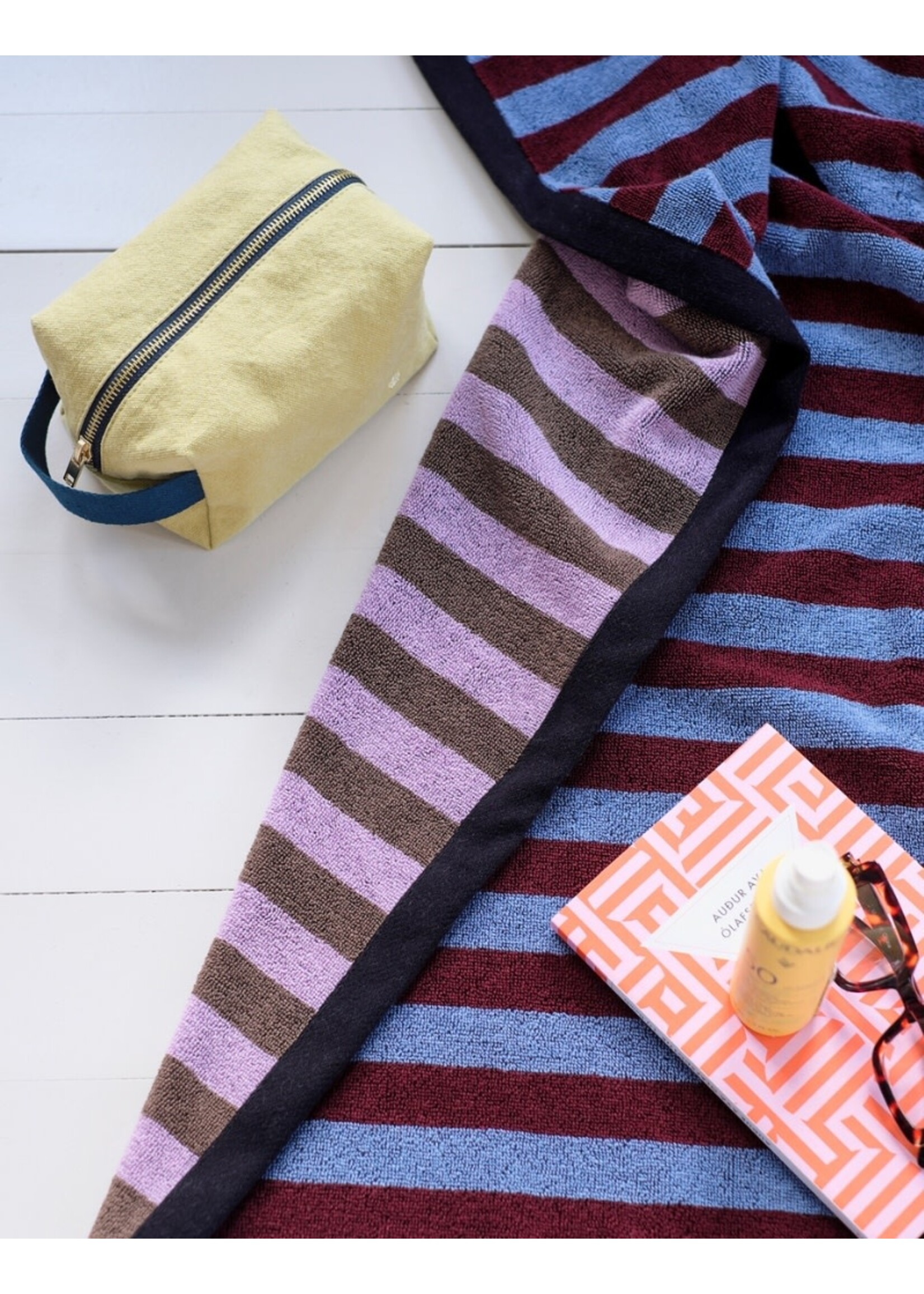 La cerise sur le gâteau Cube Pouch L - Ananas