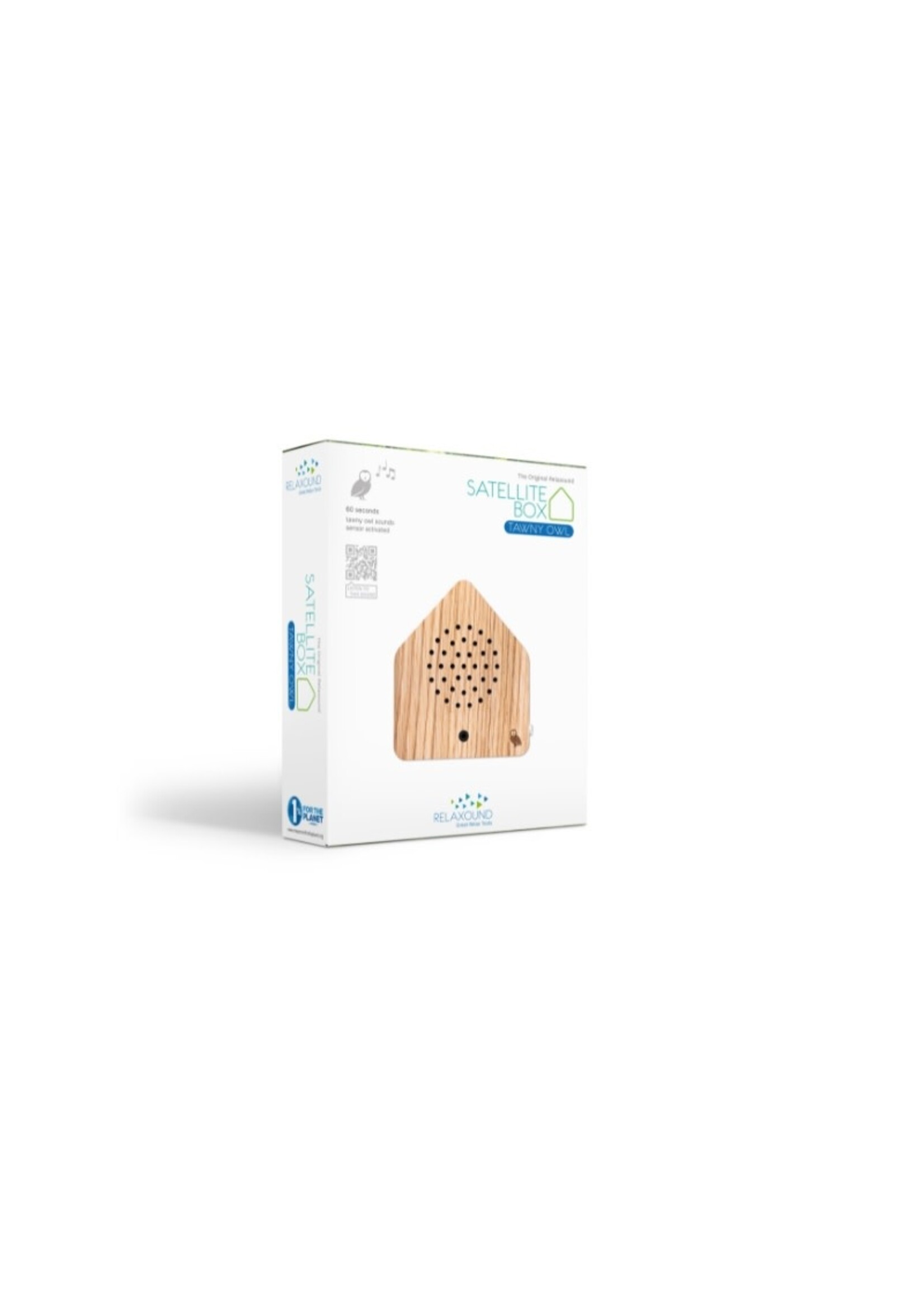 Relaxound Satellitebox Tawny Owl Wood