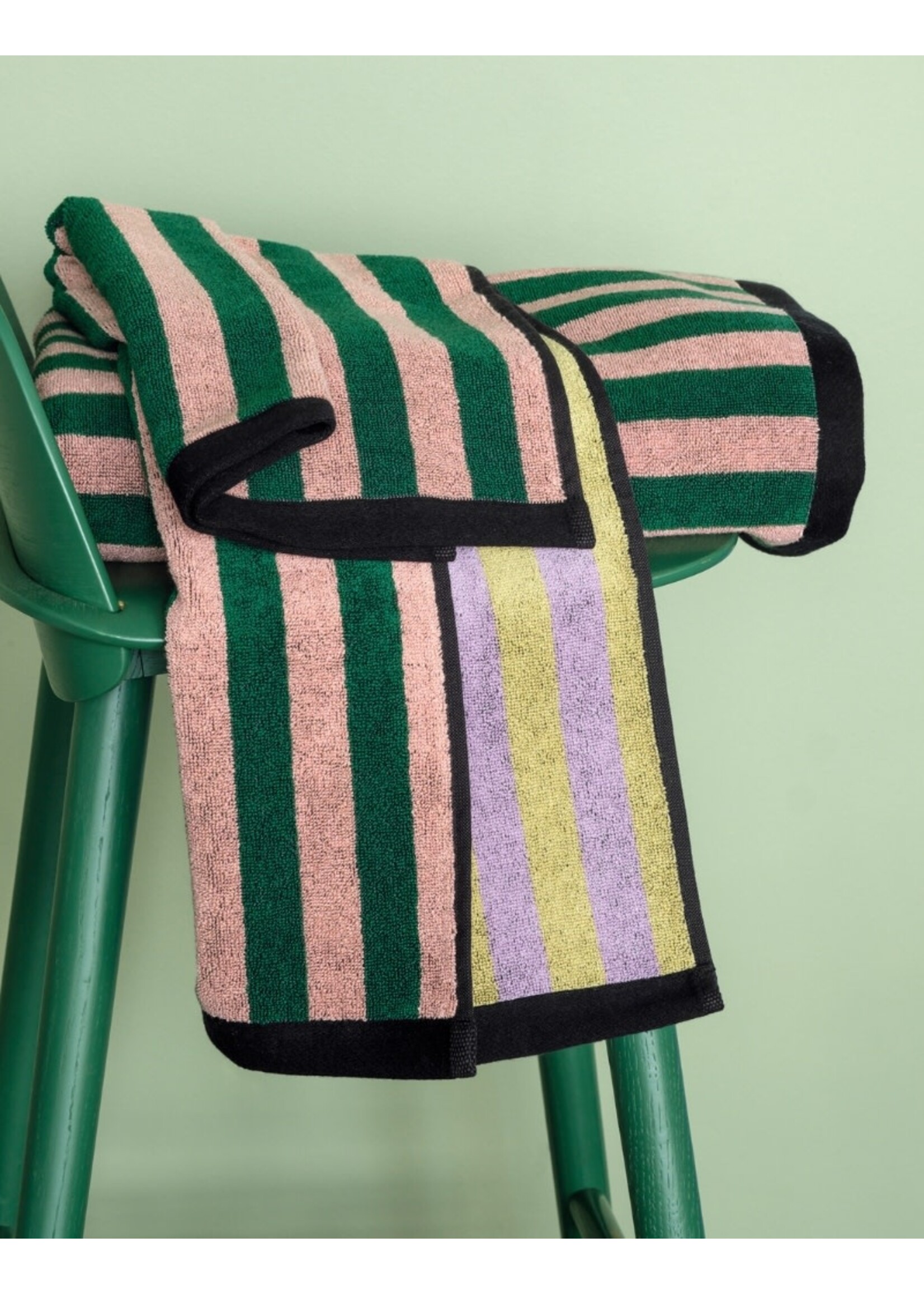 La cerise sur le gâteau Charly handdoek 100x160 - Basilic