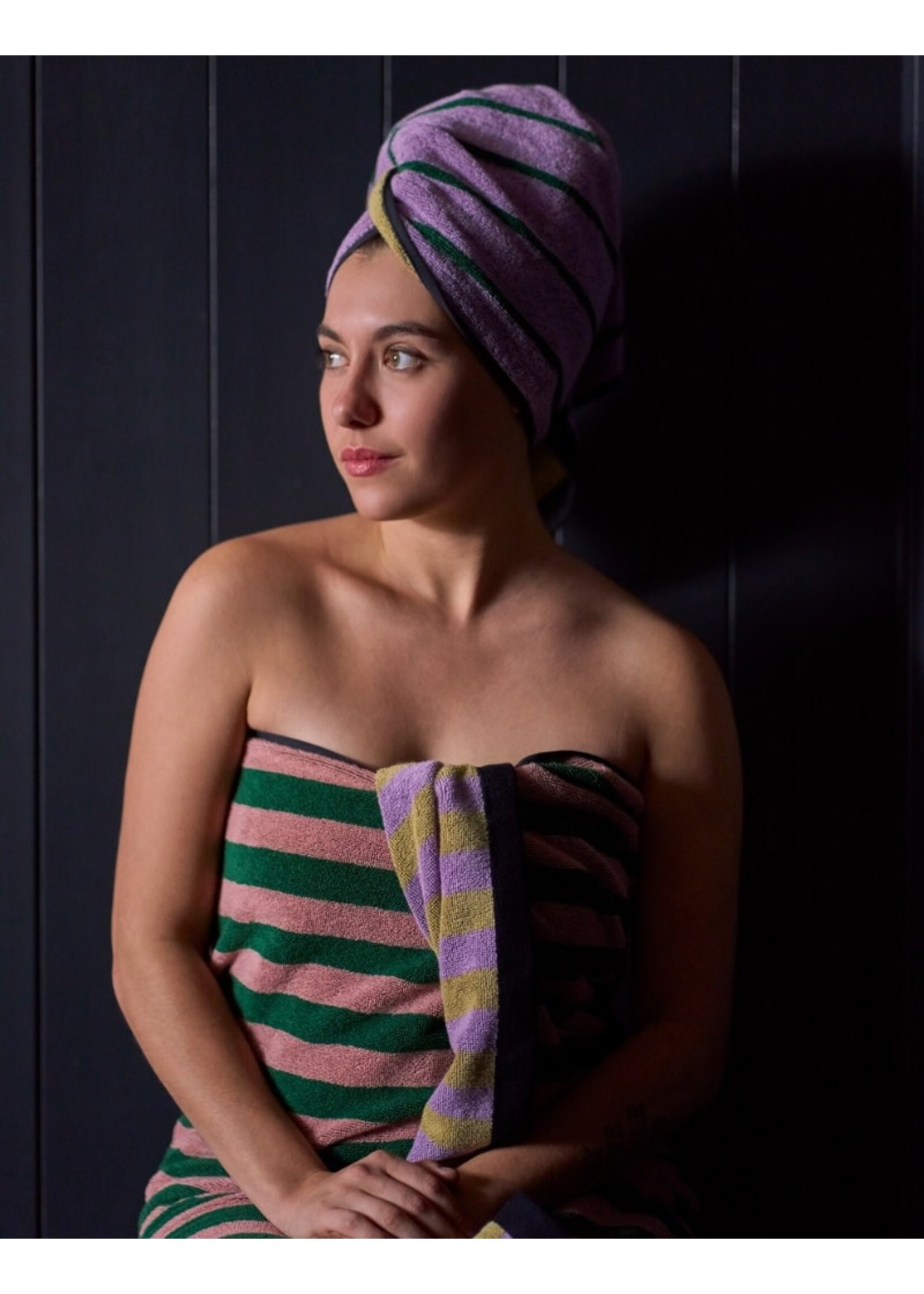 La cerise sur le gâteau Charly handdoek 50x100 - Lilas