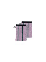 La cerise sur le gâteau Charly washandjes - set van 2 - Lilas