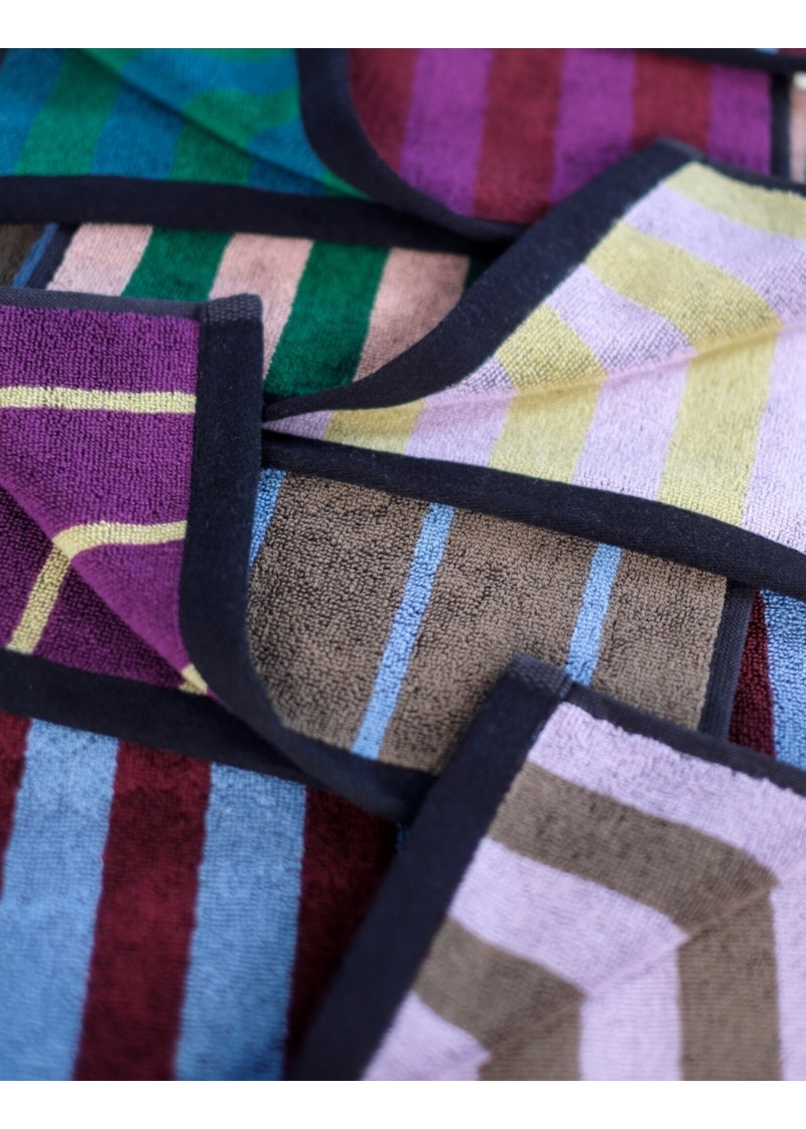 La cerise sur le gâteau Charly gasthanddoek 30x50 - set van 2 - Lilas