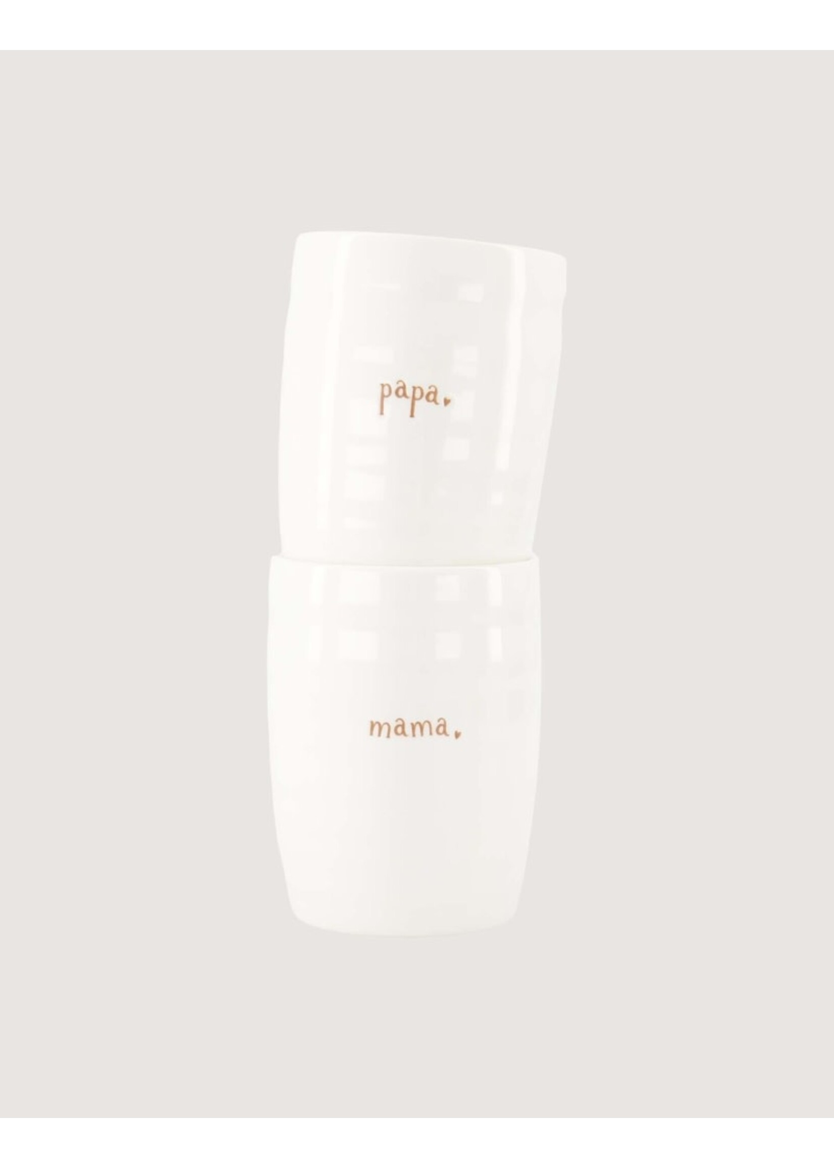 Zusss set van 2 mokken - mama & papa