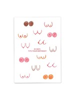 Kaart Blanche KB Titty Birthday