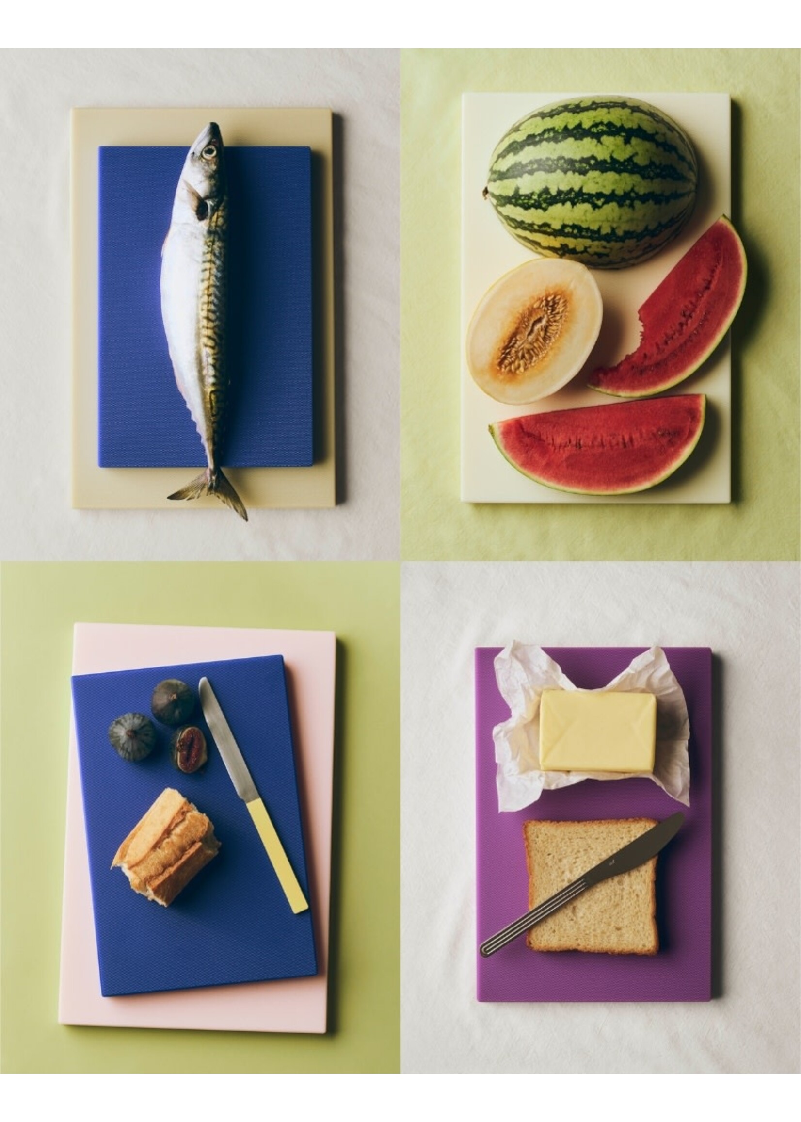 HAY Slice Chopping Board L - Ice Lime