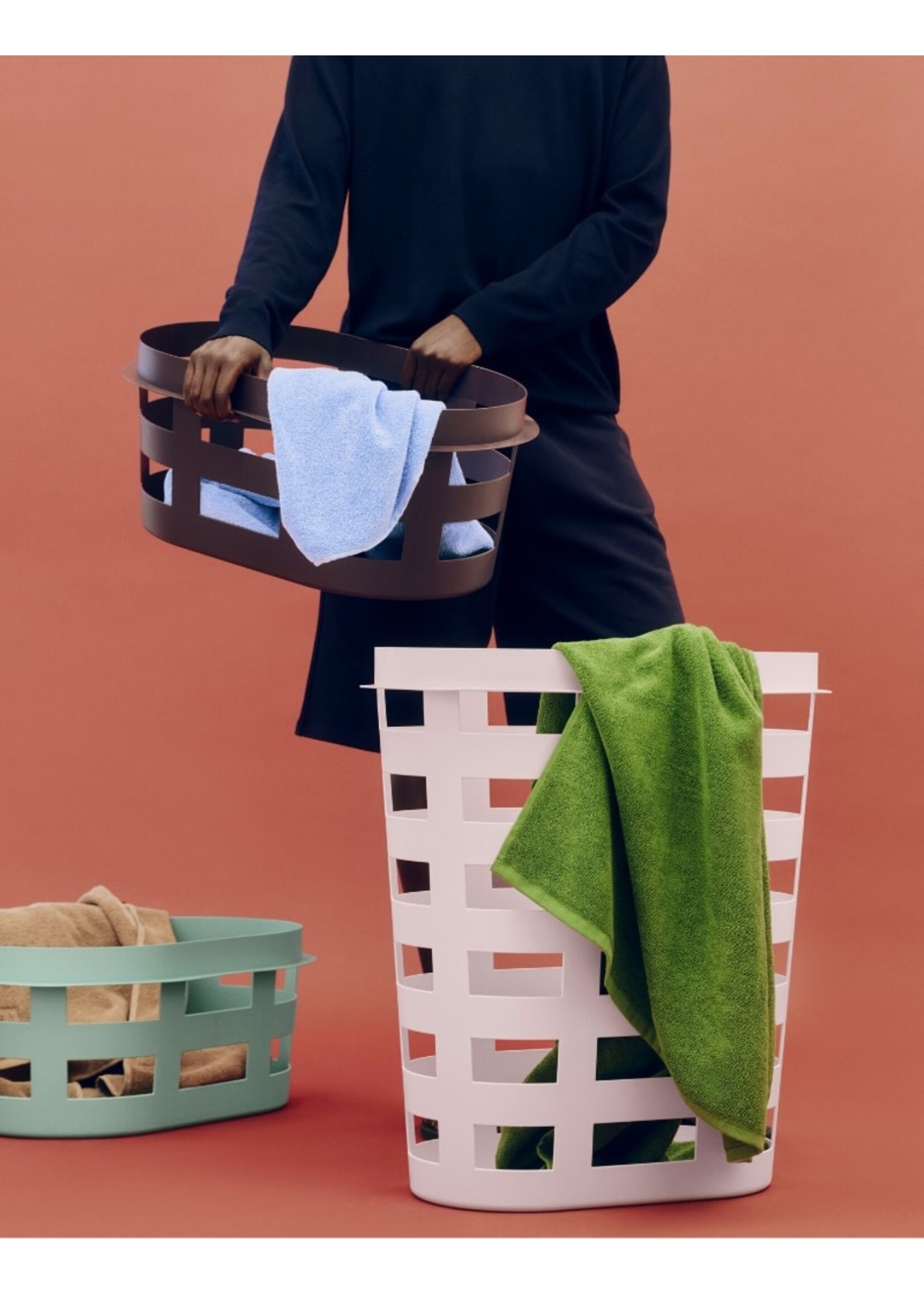 HAY Laundry Basket L - Pink