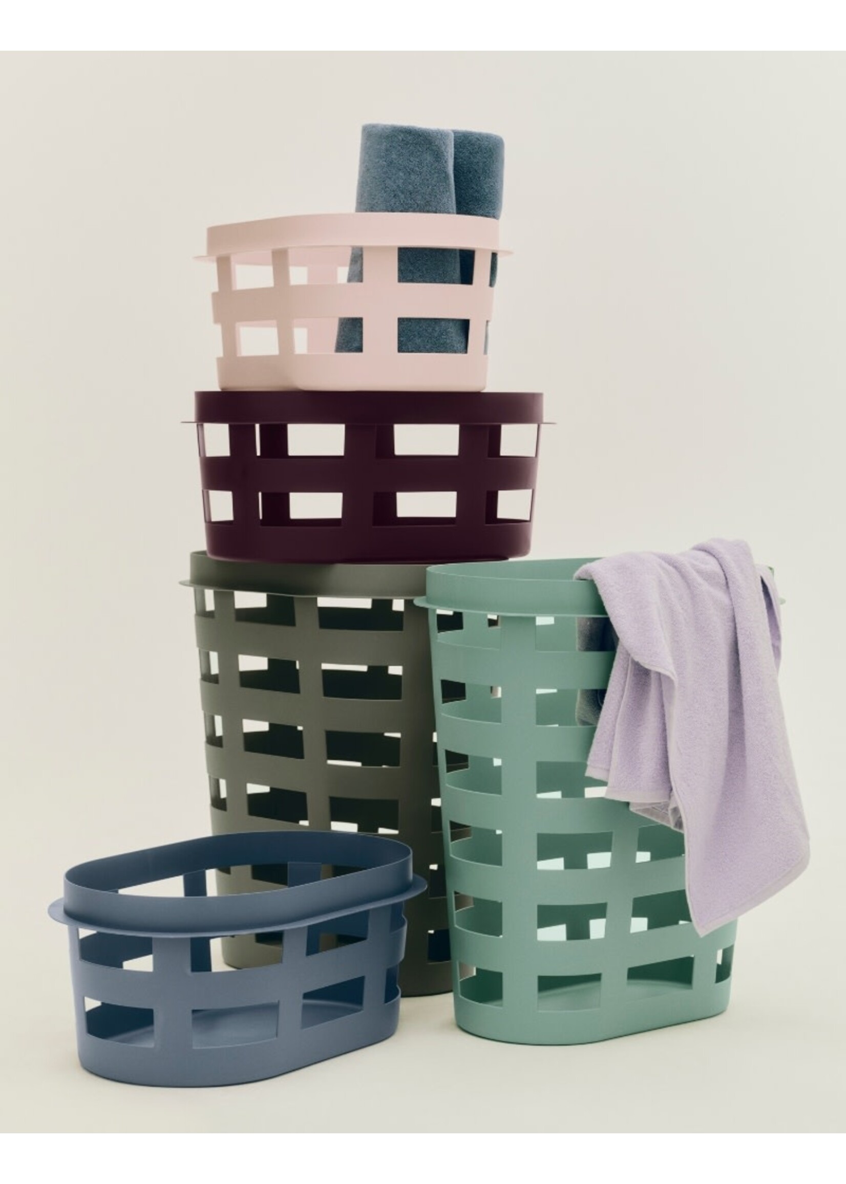HAY Laundry Basket L - Pink