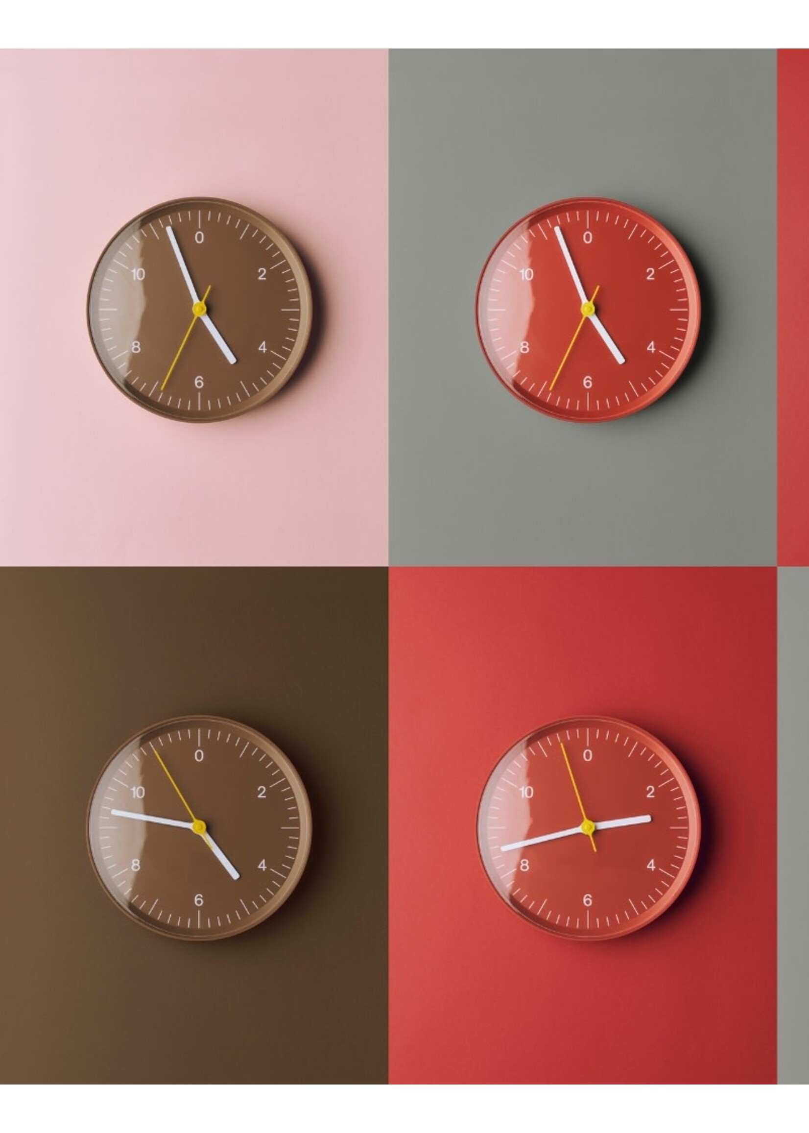 HAY Wall Clock - Red