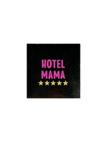 YETT Quote tegeltje - hotel mama - goud/roze