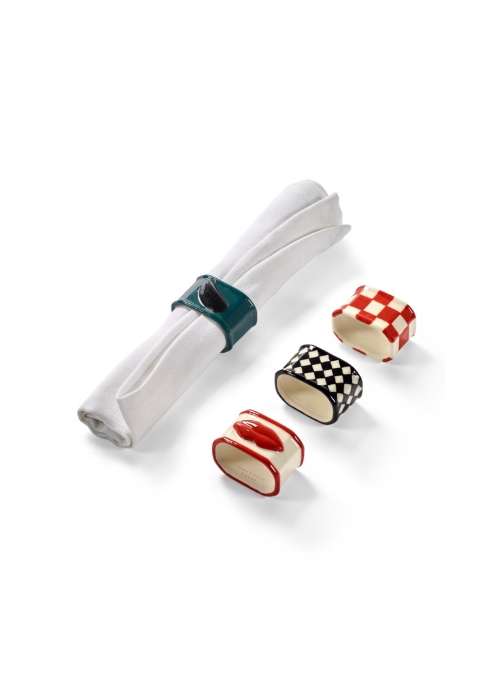 Serax Wouters & Hendrix servetring - set van 4