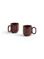 HAY Barro Cup - Set of 2 - Burgundy