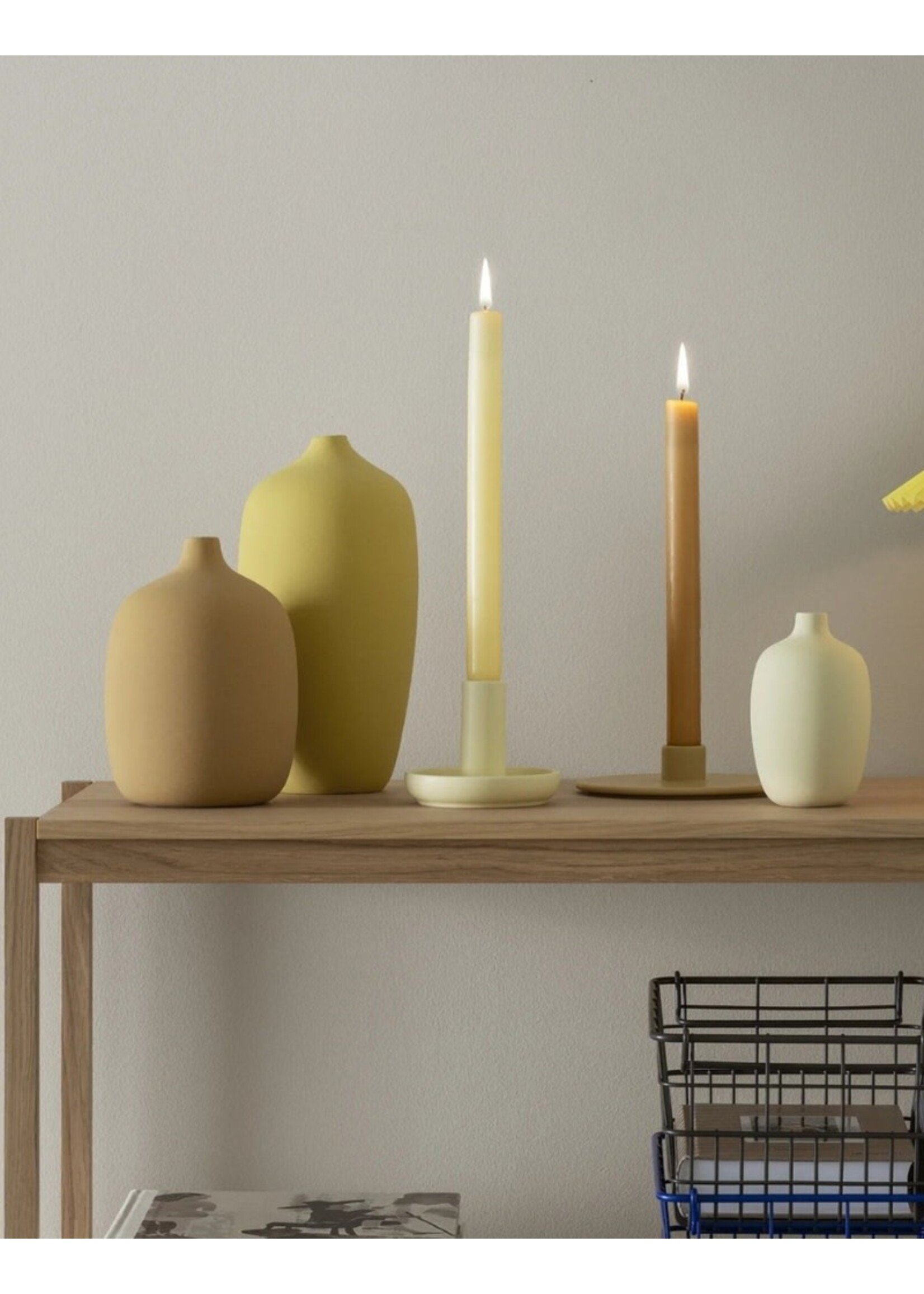 Blomus Ceola vaas nr. 5 (H25) - Cream Gold