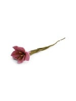 Gry & Sif Trumpet Lily Flower - Dusty Red