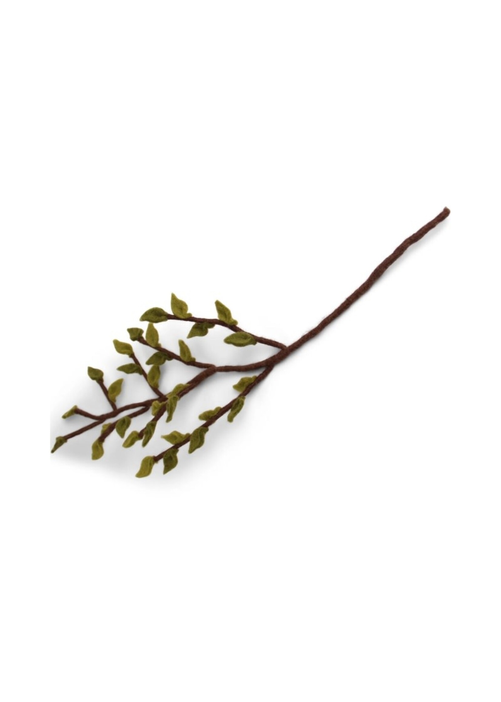 Gry & Sif Branch with Green Leaves