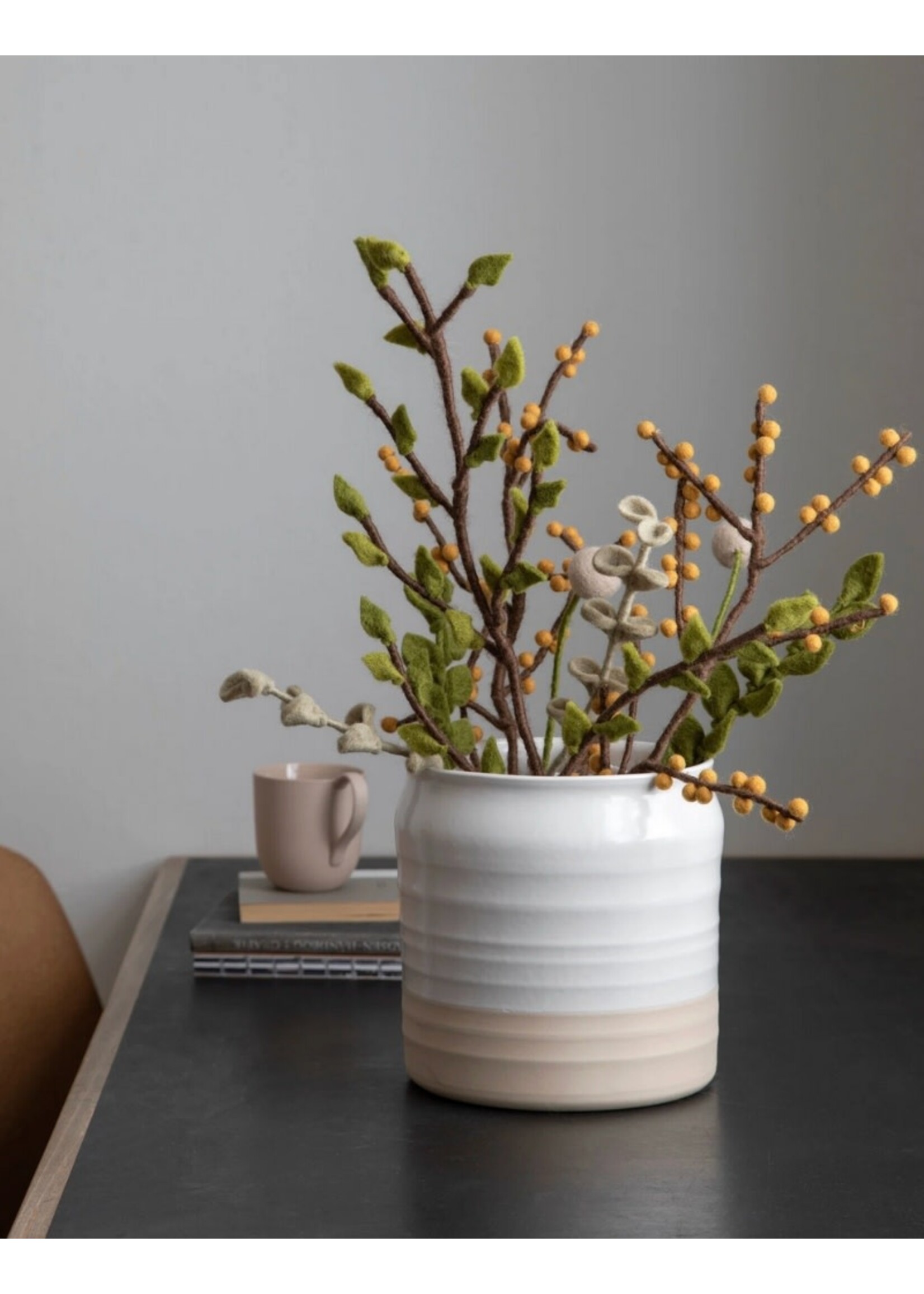 Gry & Sif Leaf Branch - Sharp Green
