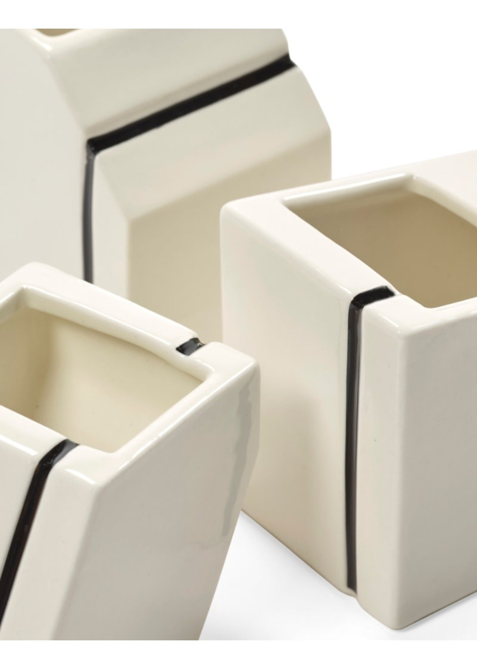 Serax Silos vaasjes set - wit