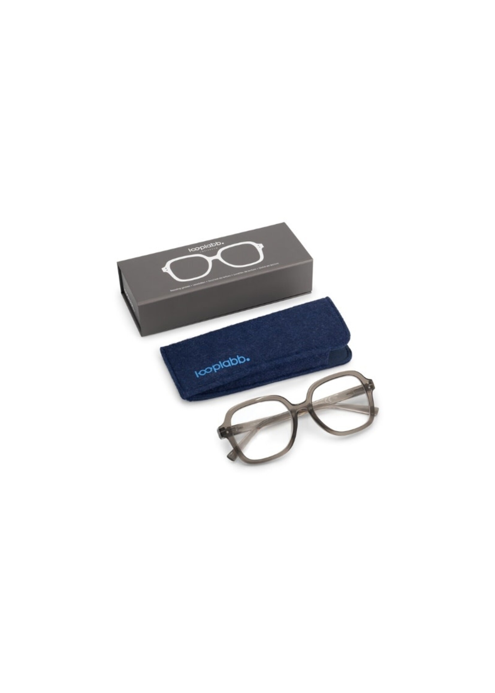Looplabb Colette leesbril - crystal black - +1,5